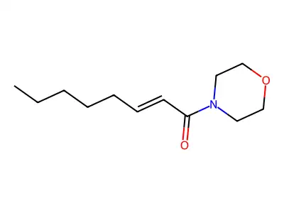 1-Morpholin-4-yloct-2-en-1-one structure