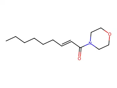 1-Morpholin-4-ylnon-2-en-1-one structure