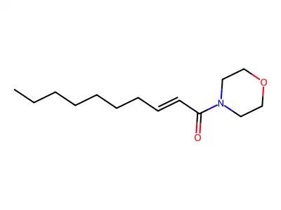 1-Morpholin-4-yldec-2-en-1-one structure