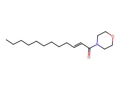 1-Morpholin-4-yldodec-2-en-1-one structure