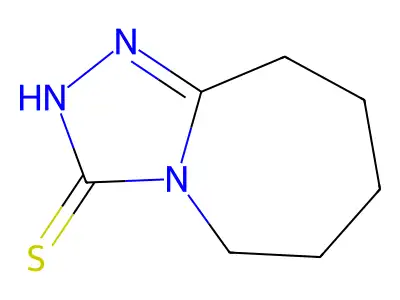 5H,6H,7H,8H,9H-(1,2,4)triazolo(4,3-a)azepine-3-thiol structure