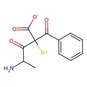 苯甲酰-丙氨酰-巯基乙酸 structure