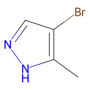 4-bromo-3-methyl-1H-pyrazole structure