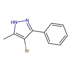 4-bromo-3-methyl-5-phenyl-1H-pyrazole structure