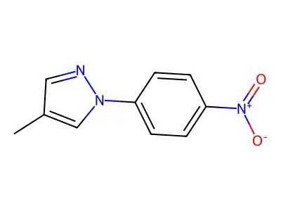 4-Methyl-1-(4-nitrophenyl)-1H-pyrazole structure