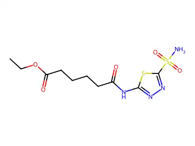 Ethyladipoylazolamide structure