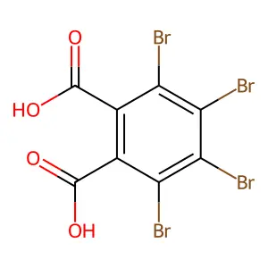 四溴邻苯二甲酸 structure