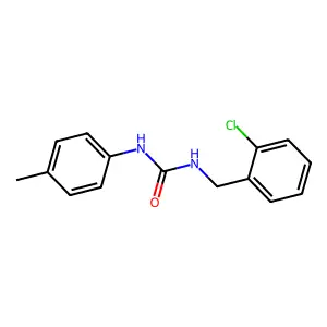 Urea, N-[(2-chlorophenyl)methyl]-N'-(4-methylphenyl)- structure