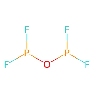 Diphosphorus tetrafluoride oxide structure