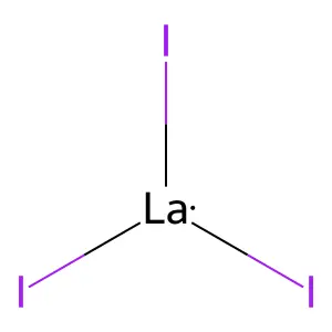 碘化镧 structure
