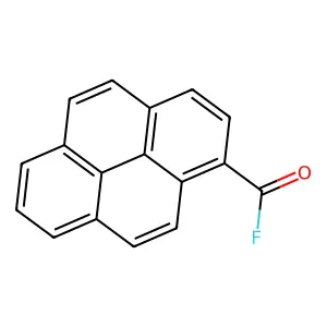 1-芘甲酰氟 structure