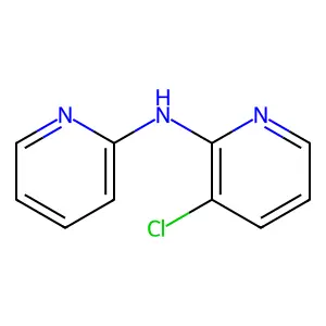 3-chloro-N-pyridin-2-ylpyridin-2-amine structure