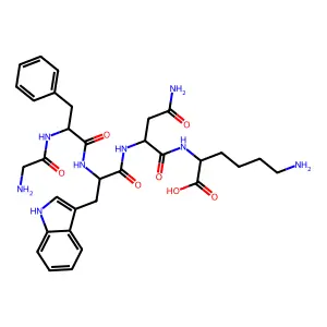 Eel intestinal pentapeptide structure
