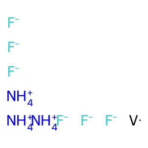 六氟合钒(III)酸铵 structure