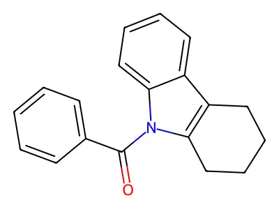 1H-Carbazole, 9-benzoyl-2,3,4,9-tetrahydro- structure