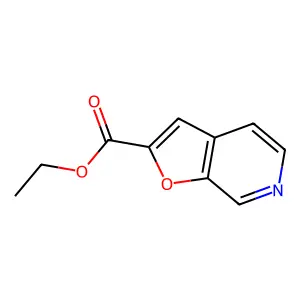 Ethyl furo(2,3-c)pyridine-2-carboxylate structure