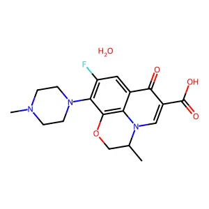 Levofloxacin monohydrate structure