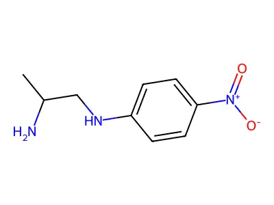 1,2-Propanediamine, N-(4-nitrophenyl)- structure