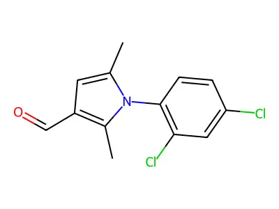 1-(2,4-Dichlorophenyl)-2,5-dimethyl-1H-pyrrole-3-carbaldehyde structure