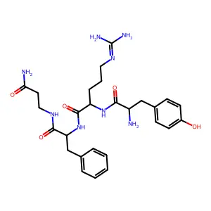 酪氨酰-精氨酰-苯丙氨酰-β-丙氨酰胺 structure
