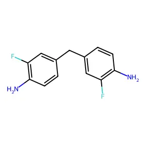 Aniline, 4,4'-methylenebis(o-fluoro- structure