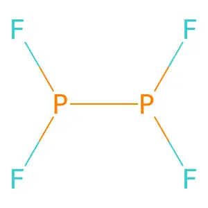 四氟化二磷 structure