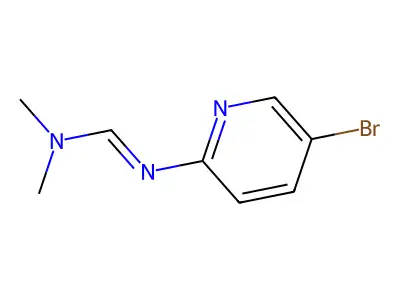 N'-(5-Bromopyridin-2-yl)-N,N-dimethylformimidamide structure