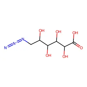 6-叠氮-6-脱氧-D-半乳糖酸 structure