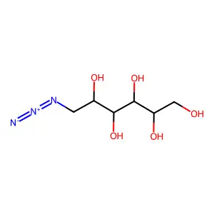 6-Azido-6-deoxy-D-galactitol structure
