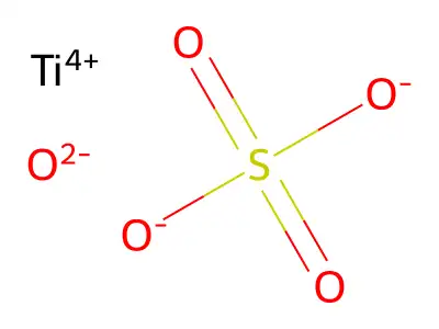 硫酸氧钛 structure
