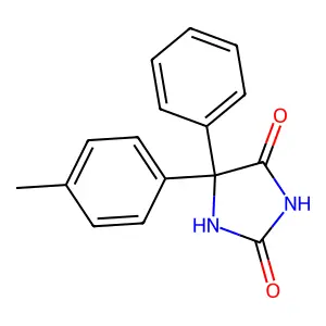 5-(p-Methylphenyl)-5-phenylhydantoin, (R)- structure