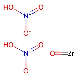 硝酸氧锆 structure