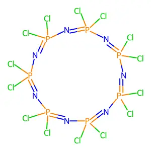 环-七(二氯磷腈) structure