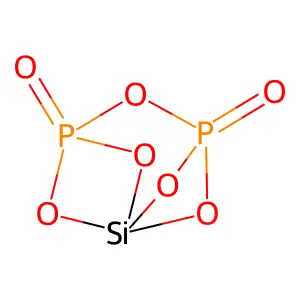 2,4,6,7,8-Pentaoxa-3,5-diphospha-1-silatricyclo[3.1.1.11,3]octane, 3,5-dioxide structure