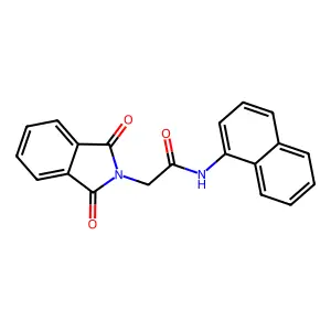 2-(1,3-Dioxo-1,3-dihydro-isoindol-2-yl)-N-naphthalen-1-yl-acetamide structure