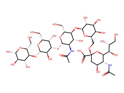 Sialyllacto-N-tetraose c structure
