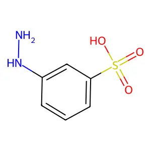 m-Hydrazinobenzenesulphonic acid structure