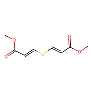 Dimethyl 3,3'-sulfanediyldi(prop-2-enoate) structure