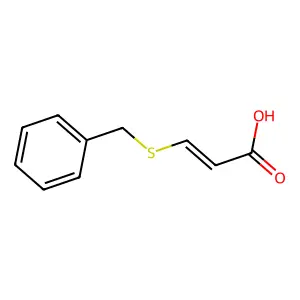 3-(Benzylsulfanyl)prop-2-enoic acid structure
