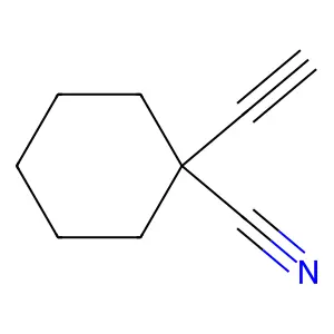 1-Ethynylcyclohexane-1-carbonitrile structure