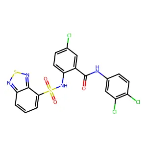 Triclazan structure