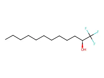 (2R)-1,1,1-trifluorododecan-2-ol structure