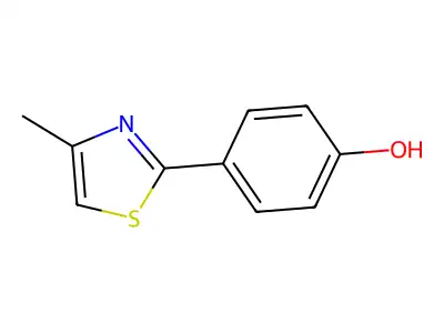 4-(4-Methyl-1,3-thiazol-2-yl)phenol structure