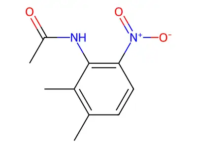 2',3'-Dimethyl-6'-nitroacetanilide structure