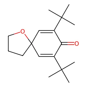 1-Oxaspiro[4.5]deca-6,9-dien-8-one, 7,9-bis(1,1-dimethylethyl)- structure