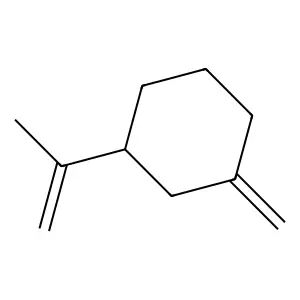 1-Methylene-3-(1-methylethenyl)-cyclohexane (R) structure