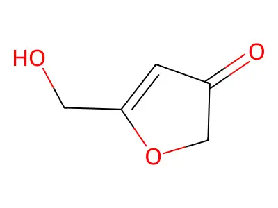 5-hydroxymethyl-3(2H)-furanone structure