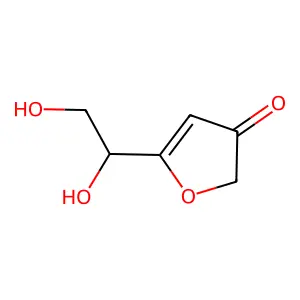 5-(1,2-dihydroxyethyl)-3(2H)-furanone structure