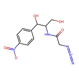 叠氮氯霉素 structure