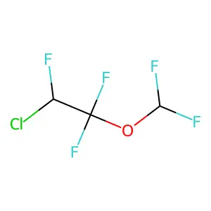 恩氟烷 structure